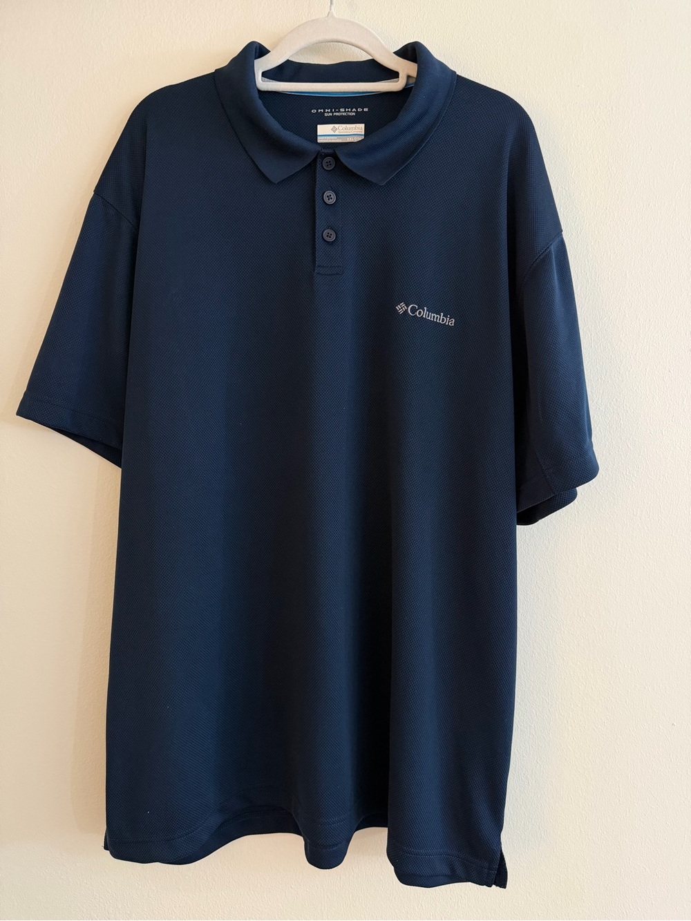 Columbia Omni Shade Polo in Navy